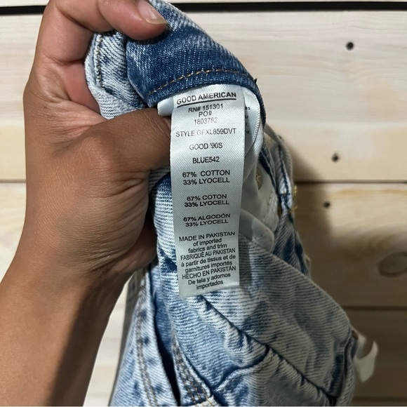 Good American NWT Good ‘90s Relaxed Women’s Jeans Sz 0 - Picture 8 of 9
